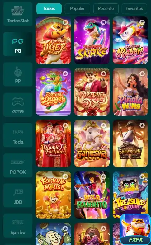 fxfx explore dinâmico caça-níqueis